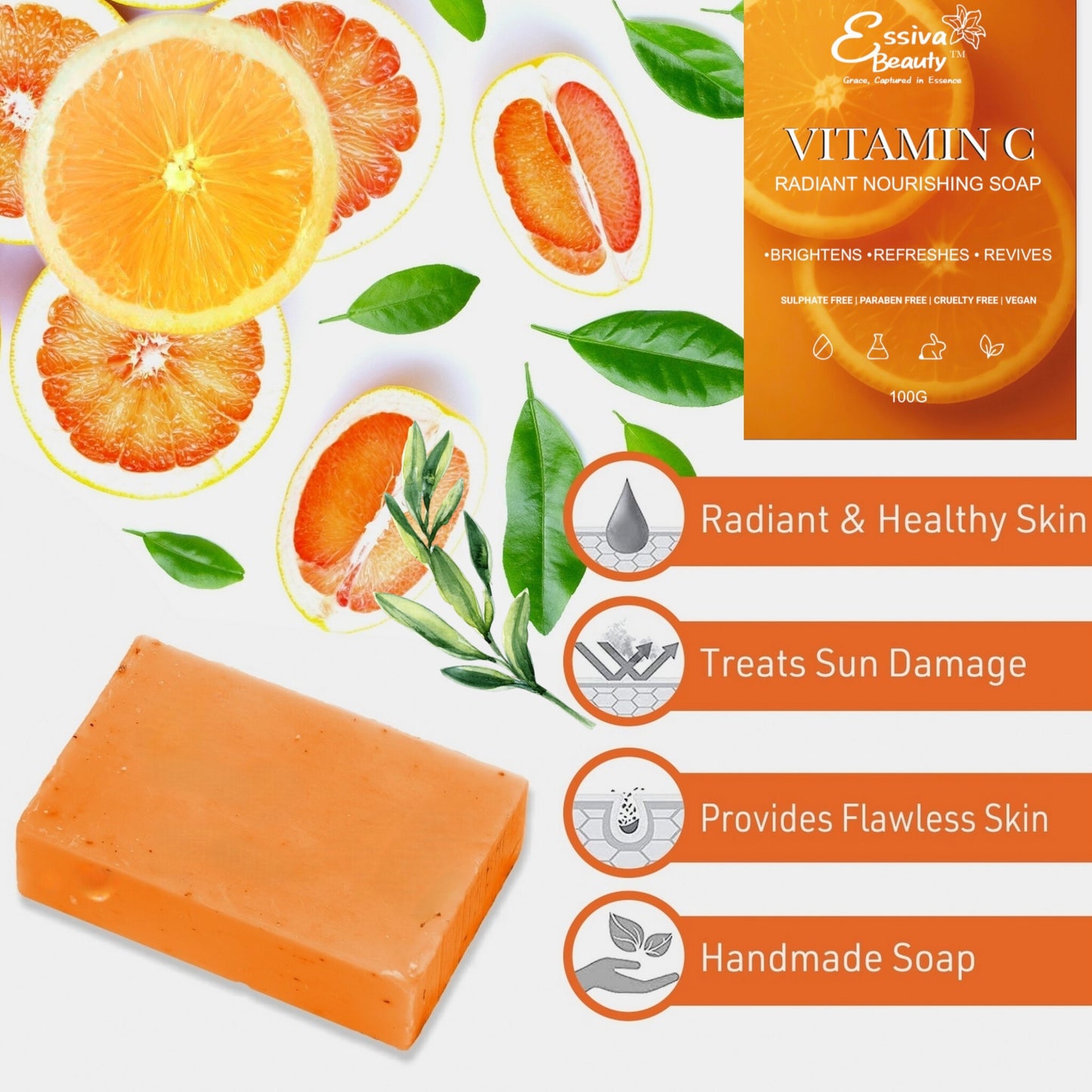 Vitamin C Radiant Nourishing Soap (100g)