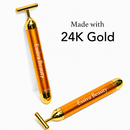 24K Gold Vibrating Face Massager