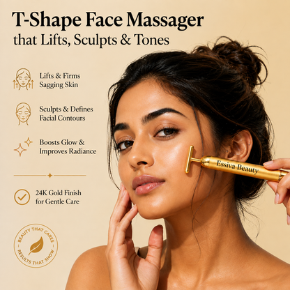 24K Gold Vibrating Face Massager