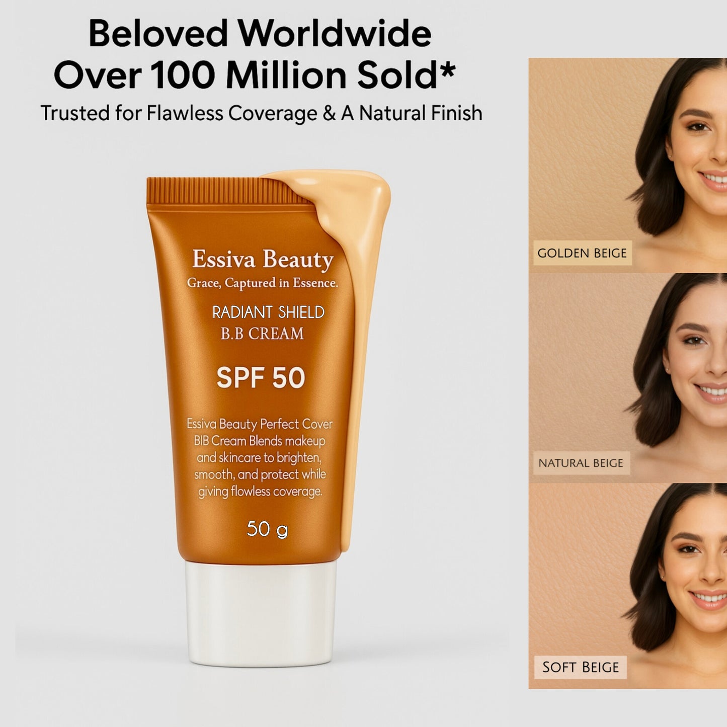 BB Cream With SPF 50 - 50g
