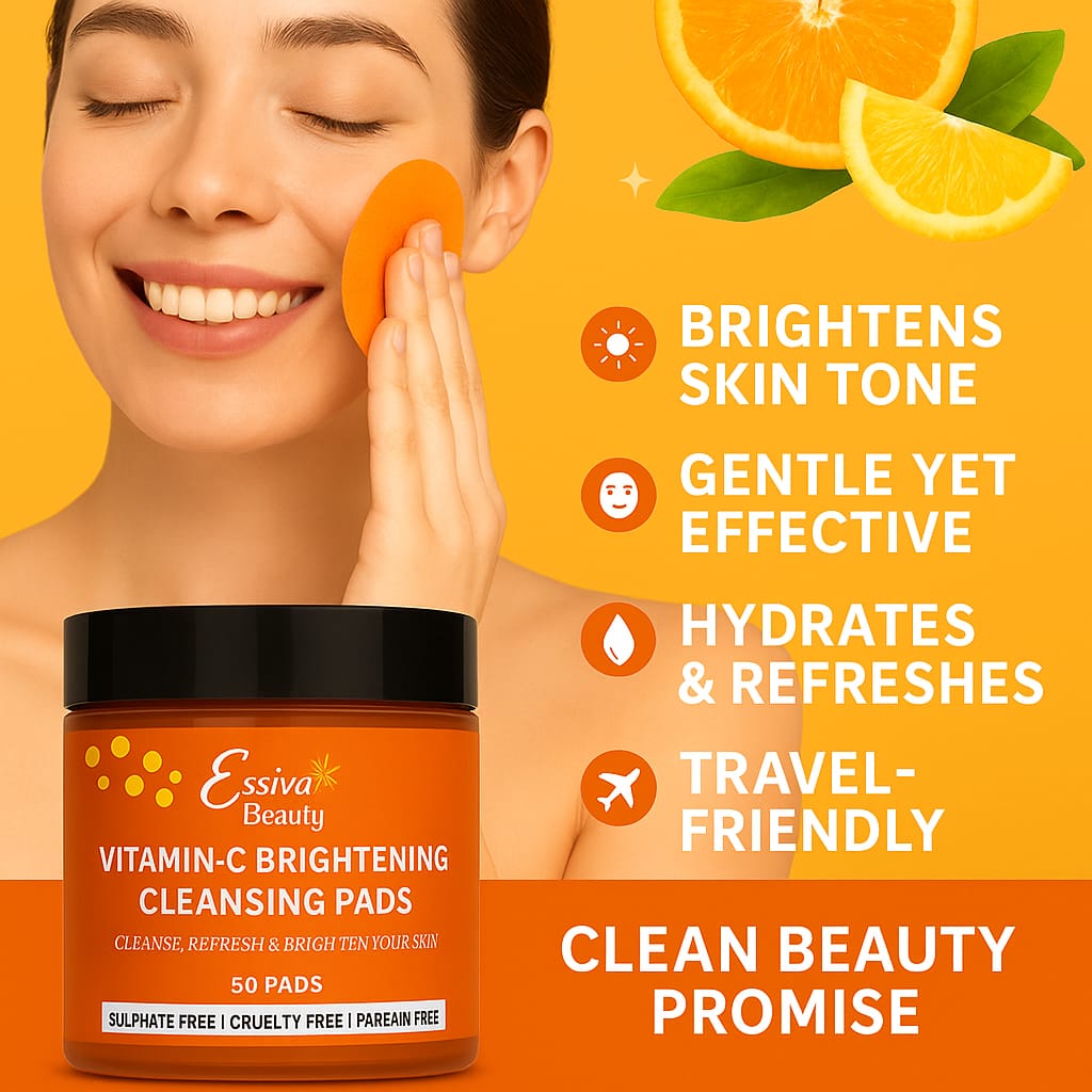 D-Tan Face Scrub (200g) & Vitamin C Pads (50 pads)